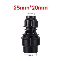 ；【‘； 1Pc 20~50Mm PE Quick Coupling Garden Direct Connection Water Pipe Connectors Agricultural Irrigation System Plastic Tube Fitting