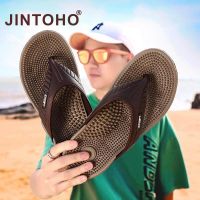 CODxdrrf5157 Beach Flip-flops Summer Men Slippers Massage Sandals Fashion Men Flip Flops Hot Sell Footwear