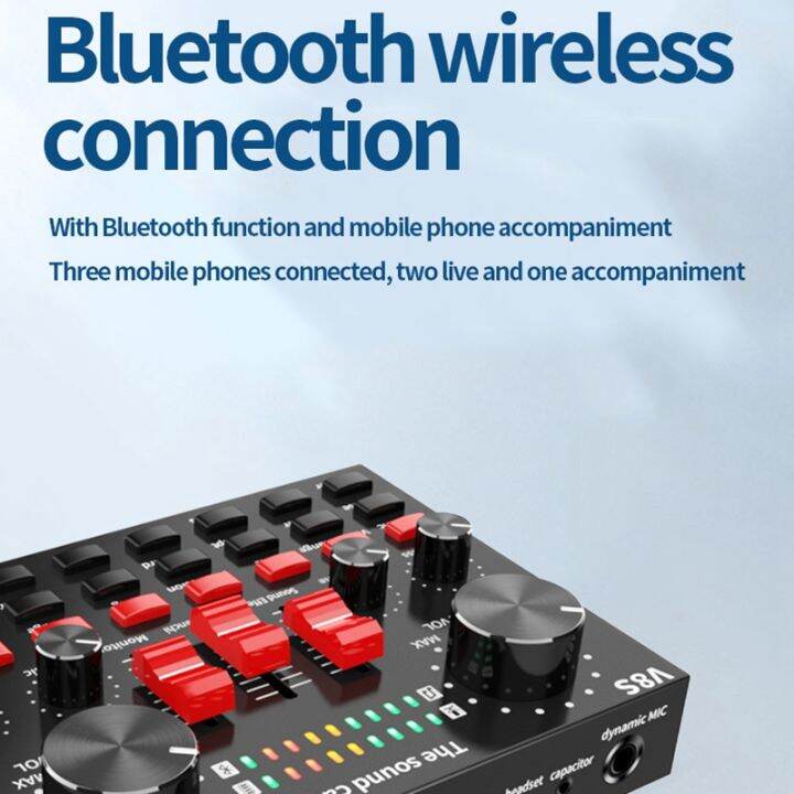 bluetooth-professional-live-streaming-sound-card-usb-audio-interface-mixer-dj-sound-for-recording-microphone-guitar