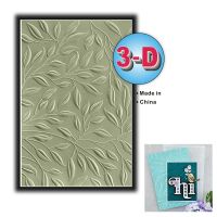 New 3d Embossed Folder - Green Leaves For Card Making Scrapbook Paper Diy Process Decoration Articles