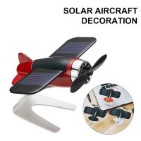 【DT】  hotCar Air Freshener Smell In The Styling Solar Airplane Model Center Console Decoration Auto Fragrance Air Fresheners Auto Decor