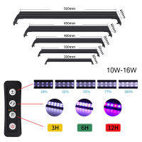 20-56ซม. Aquarium Light ถังปลา Timing คลิปโคมไฟ3สีความสว่างปรับพืชน้ำแสงกันน้ำ100 ~ 240V