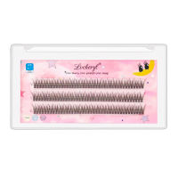 Ub Single Cluster Segmented Eyelashes Fluffy Volume Fairy Mango Eyes for Various Makeup Styles