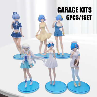 6pcs/set Re:ZERO -Starting Life in Another World Rem Cute Figure Toy Anime PvcAnime Pvc Action Figure Toys CollectionRe:ZERO -Starting Life in Another World Rem Cute Figure ToyFriends Gifts Model GiftCute