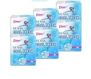 Bộ 6 gói băng vệ sinh Diana Sensi Cool Fresh siêu mỏng cánh gói 8 miếng