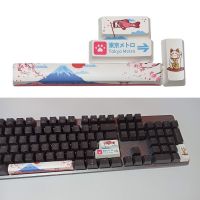 แป้นพิมพ์แบบกำหนดเอง4ชิ้นคีย์แคปแป้นพิมพ์ช่างป้อนป้อน6.25u Spacebar PBT โปรไฟล์ OEM แปลกใหม่แป้นพิมพ์ DIY