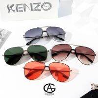 AG Specs Kenzo เคนโซ่  แว่นตากันแดด ของแท้รับประกัน กันแสง UV400 รุ่น KZ40012I  ทรงนักบิน ขนาด 61mm อุปกรณ์ครบ