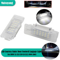 ใหม่ LED มารยาทภายใต้ประตูช่องวางเท้ากระเป๋าแสงโคมไฟสำหรับ BMW E53 X5 1999-2006 Z8 E52 5 Series E39 1995-2003