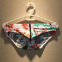 bjh✱❍♕  80  Dropshipping!!Soutong Low Waist Men Underpants Thin Printed Classics Briefs for