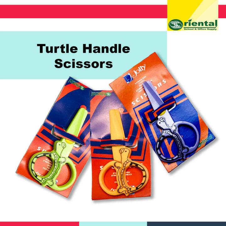 Bladeless Scissor with Turtle Handle for Kids No Blade Safe for Kids Colorful Scissors Lazada PH