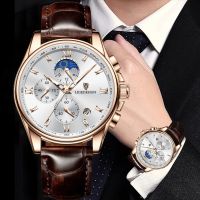 ZZOOI LIGE Top Brand Watch Men Soft  leather Business Date Clock Waterproof Luminous Watches Mens Luxury Sport Quartz Wrist Watch