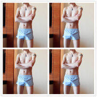 4pcslot 100cotton Sleep Boxer Mens Open Front Underwear with Pockets Underpants Male Panties for Man Shorts Bottoms