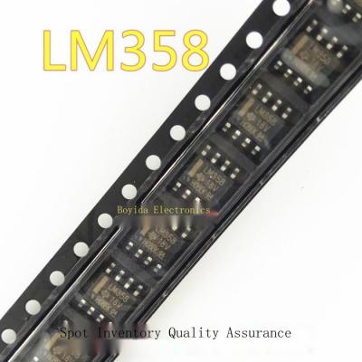 10ชิ้นใหม่ในประเทศ LM358 LM358DR LM358DT SOP-8 SMD 8ฟุตเครื่องขยายเสียงในการดำเนินงาน