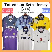 Ready Stock Spurs Jersey Shirts Home Football Jersey For Men Size: S-2XL TOT Jersey Away Retro Soccer Jersey Spurs 08/09 1994 1998 92/94 94/95 Classic Jersey Football Shirts Football Classic Retro Jersey Sports Football Shirt