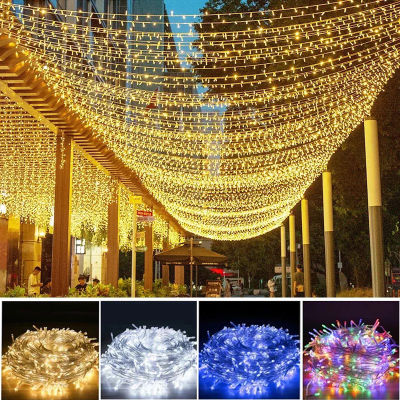50M400 LED Fairy LED String Light Garland Outdoor Waterproof Holiday String for Xmas Christmas Wedding Light Decoration