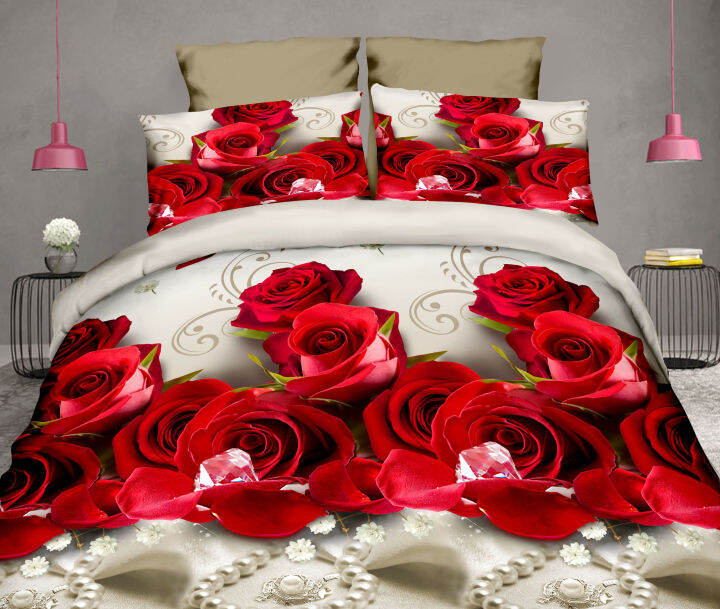 3d-flowers-quilt-cover-bedding-set-bed-sheets-duvet-cover-pillowcase-brushed-fabric-rose-lily-4pcsset-home-textile-new