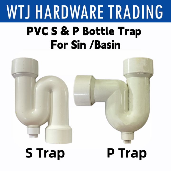 Pvc Bottle Trap P Trap And S Trap For Kitchen Sink And Toilet Basin 