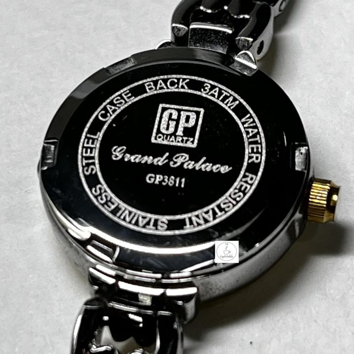 นาฬิกาข้อมือผู้หญิง-gp-รุ่น-gp3811ag01-ตัวเรือนและสายนาฬิกาสแตนเลสสีืทองสลับสีเงิน-หน้าปัดสีืทอง-ของแท้-100