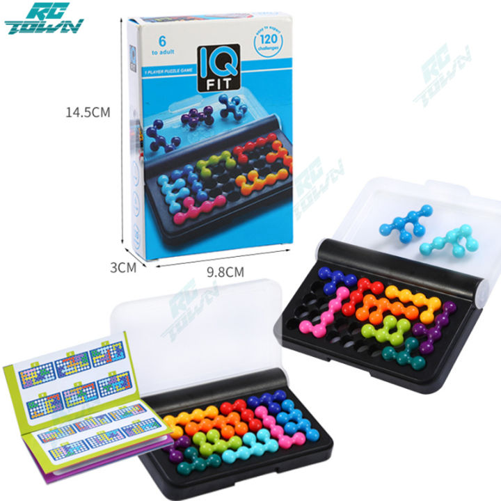RCTOWN!!Portable Logic Mind Board Game With 120 Puzzle Challenges
