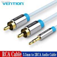 Vention 2RCA Cable HiFi Stereo 2RCA to 3.5mm Audio Cable 1m AUX Jack 3.5 Y Splitter for Amplifiers Audio Home Theater Cable RCA