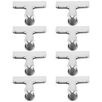 8PCS Silver Chip Clips Large Clips 3 Inch Wide Bag Clips for Food Packages for Snack