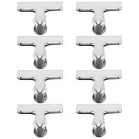 8Piece Silver Chip Clips Large Clips 3 Inch Wide Bag Clips for Food Packages for Snack