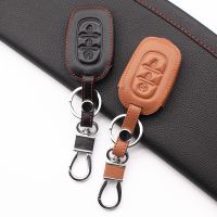 ✵▽卍 For Renault Duster Sandero Captur Logan Clio Laguna Scenic 2016 2017 3-Buttons Carrying Leather Key Case Car Wallet