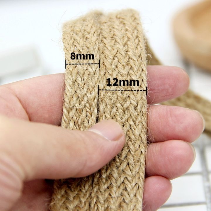 8MM 10M Natural Strong Jute Twine String Thick Hemp Rope Craft
