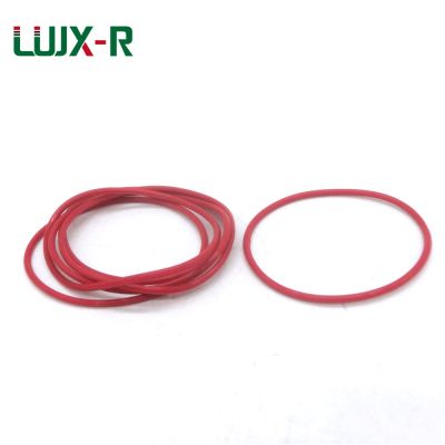 LUJX-R 10 Pcs 3 Mm O Ring Seal Merah VMQ O-Cincin Washer dari 85/90/100 /115/130/140/145 Mm O Jenis Cincin Segel Silikon Gasket Penyegelan