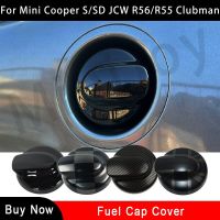 Gloss Black Car Fuel Tank Cover Sticker For Mini Cooper S SD  JCW Hatchback Clubman R55 R56 Car-Styling Auto Essories