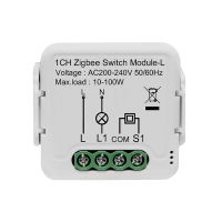 Tuya ZigBee 3.0 Smart Light Switch Module No Neutral Wire Required Works with for Alexa Google Home