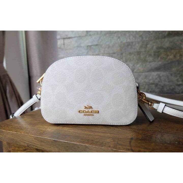 พร้อมส่ง แท้ 🇺🇸 100 New Coach ใบเล็ก รุ่น MINI SERENA CROSSBODY IN SIGNATURE CANVAS COACH 2628