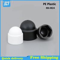 ✕♨☃  Bolt Nut Screw Cap Cover Plastic Dome Protection Exposed Black White Against Hexagon M4 M5 M6 M8 M10 M12 M14 M16 M18 M20 M22 M24