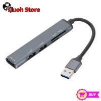 ตัวแยกตัวแปลงแบบหลายพอร์ตต่อ USB ฮับ USB USB 1 USB 3.0 2.0 2 USB พร้อมการ์ดรีดเดอร์ SD TF สำหรับโน็คบุคตั้งโต๊ะชิ้น