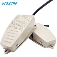 1 PCSAluminum Shell Momentary Electric Control Foot Pedal Switch5A/15A 250V ACFor Spot Welding Machine Non-Slip MetalSPDT