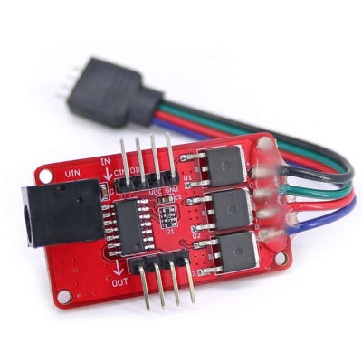 5PCS OPEN-SMART Full-color RGB LED Strip Driver Module w DC Jack Cascadable Based on P9813 Suitable for 5V MCU for Arduino