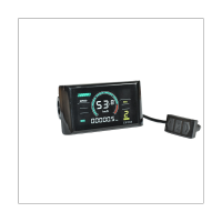 SW900 Color Screen LCD Display Control 24/36/48/60/72V Speedometer Wired Waterproof Plug Bicycle Accessories