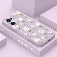 เคสกังหันลมดอกเบญจมาศ OPPO Reno 10 8 8Z Z 8T 7 7Z 6 5 5G F9 F19 Pro Plus รู้สึกสบาย ความคิดสร้างสรรค์