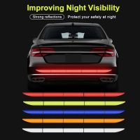 Car Reflective Warning Rear Safety Cover Anti-Collision Protection Sticker Rear Collision Prevention Warning Sticker Accessories Car Door Protection