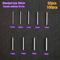 50pcs 100pcs Glass fiber rod for squid hook 30mm standard size Fishing Bait Jig Accessories Fiberglass stick 0.7-1.8mm pole DIY