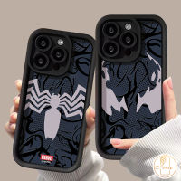 รูปการ์ตูนสุดเจ๋ง Spider-Man เคส Venom สำหรับ Redmi A1 9T 10A 12 10C 12C 9A 9 A2 9C NFC Note 10 8 9 11 12 S Pro Max POCO M3 C55 X5 Mi 11อินเทรนด์เคสนิ่มรูปตานางฟ้า