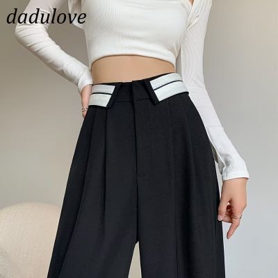 DaDulove New Korean Version Ins Womens Loose Wide Leg Pants High Waist Niche Suit Pants Casual Pants