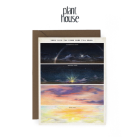 การ์ดอวยพร From Dusk Till Dawn จาก Plant House Greeting Card