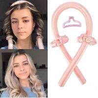 Heatless Curling Rod Headband ไม่มีความร้อน Curlers ผมริบบิ้นลูกกลิ้งผมนอน Soft Curl Bar Wave Formers DIY เครื่องมือจัดแต่งทรงผม-JeKEOPW