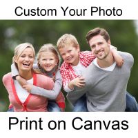 Custom Print Canvas Painting By Your Photo Canvas Poster Personal Gift Customize Figure Animal Pets Pictures Home Decor Prints Wall Décor