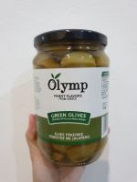 พร้อมส่ง !! Olymp โอลิม มะกอกเขียว สอดไส้พริกจาลาพีโน ขนาด 700 กรัม Olymp green olives 700 g.