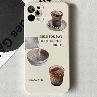 พร้อมส่ง เคส TPU แบบนิ่มลาย Coffee &amp; Milk