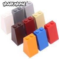 MARUMINE 100ชิ้นอุปกรณ์บล็อคก่อสร้างสุดสร้างสรรค์98560 3684 2X2x3ลาดอิฐสูง75 ° แบบ DIY ชิ้นส่วนของขวัญของเล่นคริสต์มาสจำนวนมาก