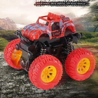 Kids Pull Back Vehicle Toy Mini Racing Car Model Funny Crashproof Friction Toy Inertia Powered Stunt For Children