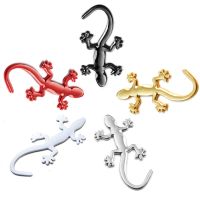 【YF】 2Pcs/Set Colour 3D Gold Car Gecko Stickers Metal Auto Motorcycle Logo Emblem Badge Automobiles Styling Lizard Stick